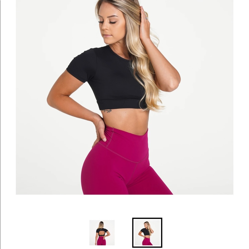 Nvgtn open back tee